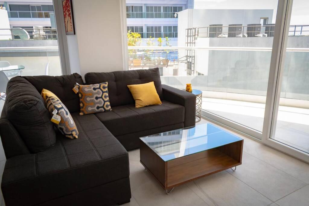 M3 Lujoso Y Comodo Departamento Con Playa 2 Piscinas Cancha De Tenis Jacuzzi Seguridad 24 Horas Manta Extérieur photo